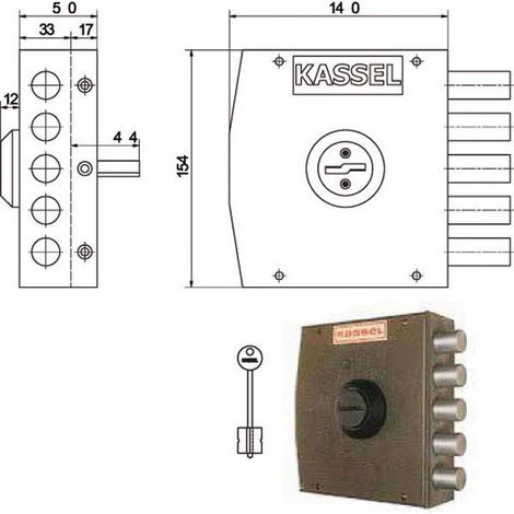 Serrure Sic.Semplice Dx Dm 1101 Kassel