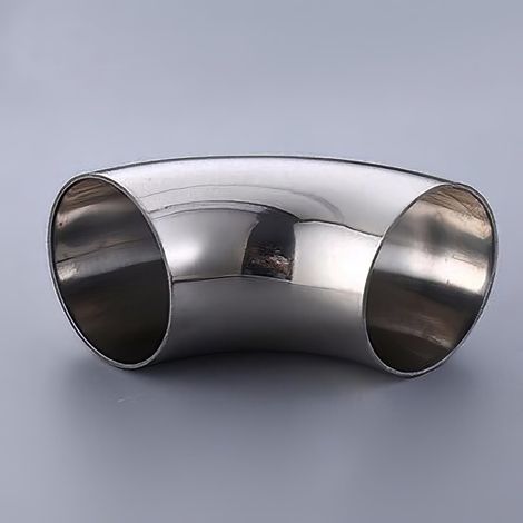 tuyau d'échappement coude raccord mandrin tuyau d'échappement coude en acier inoxydable 90 degrés (1/5)