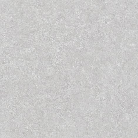 Empapelado tono sobre tono Profhome 377447 papel pintado no tejido ligeramente texturado tono sobre tono mate gris 5,33 m2