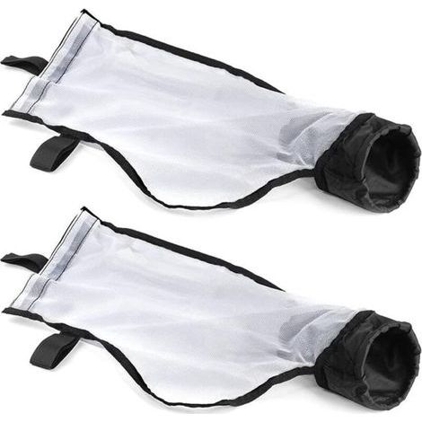 Lot de 2 sacs de nettoyage de piscine en maille de nylon avec fermeture éclair tout usage, pièces de rechange pour nettoyeur de piscine Polaris 360 380 (1/4)
