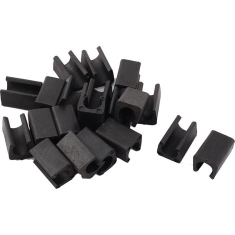 Glide Pour Pied De Chaise - Embout Tube Ronde En Plastique Noir - Diamètre 10 mm - Pour Siège Bureau Tabouret Mobilier - Lot De 20 Pièces (1/5)