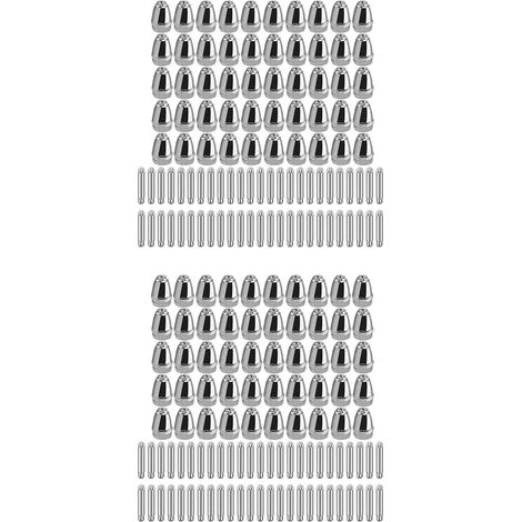 200 PièCes SéRies Coupe Plasma Consommables Buses ÉLectrodes Coupe BrûLeur Consommables Kit Costume pour AG60 WSD60 SG55 (1/5)