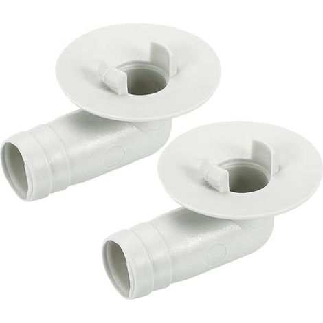 2 Pièces Universel D'échappement De Climatiseur D Unité Extérieure Bec Connecteur, Fenêtre Adaptateur De Vidange D'eau De Condensation Raccord Coudé De Climatiseur De (1/5)