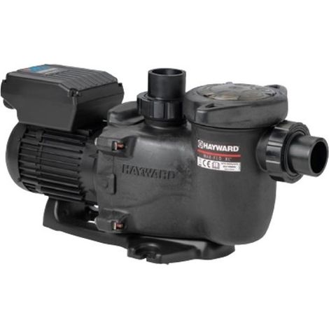 Hayward – Pompe de filtration à vitesse variable 1,5 cv – Débit max 18 m³/h – Auto amorçante jusqu'à 2,40 m – Compatible traitement au sel (1/2)
