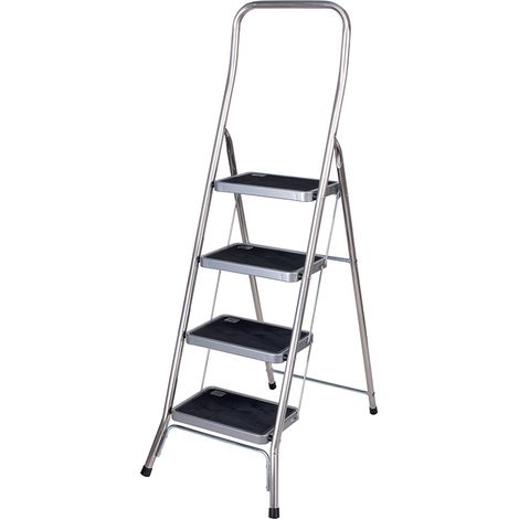 Facal sgabello in acciaio super effe 4 gradini