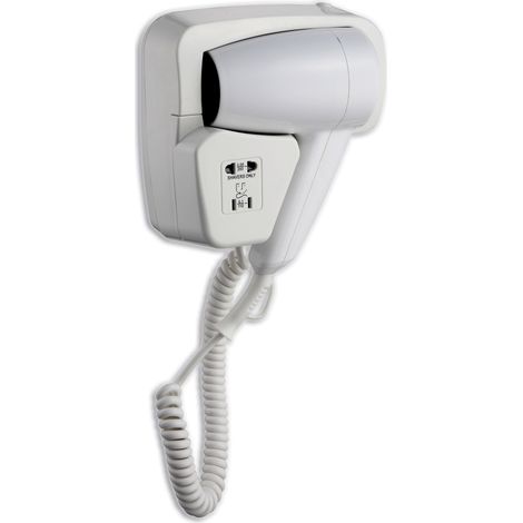 Asciugacapelli Phon a Pistola da Cassetto 1200W Vama Viento Shaver Bianco (1/3)