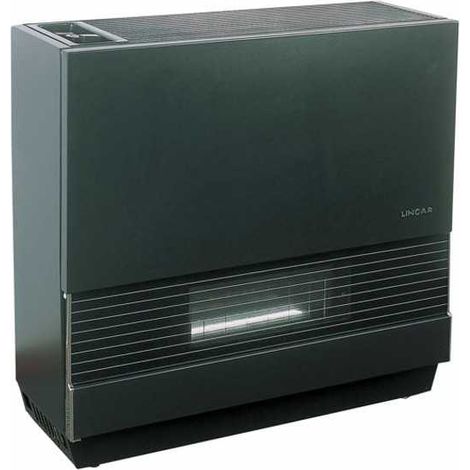 Poêle à gaz 8000W – Thermostat réglable – Pour méthane et GPL – Évacuation des fumées par le haut – Dimensions 72x26 cm – Lincar (1/2)