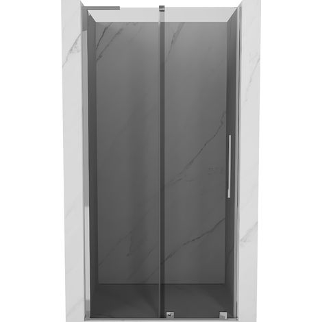 Mexen Velar L puerta de ducha corredera 100 cm, grafito, cromo - 871-100-003-41-01 (1/5)