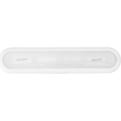 Lampe LED sous-meuble à piles, presse manuelle pour placard, couloir, entrée, escaliers (1/5)