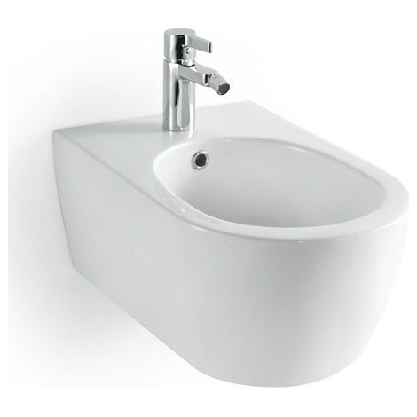 BERNSTEIN - Bidet suspendu de qualité supérieure CH2019V - Accessoires en option Sans siphon, Avec bonde Pop-up, Avec robinetterie bidet 1238C