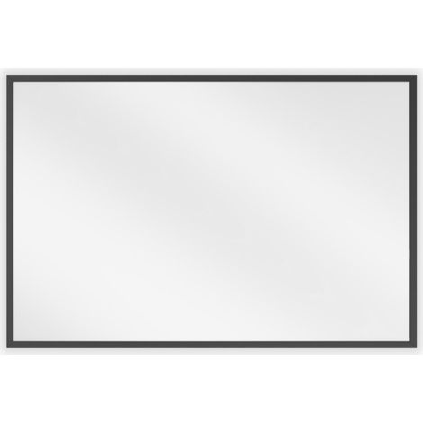 Mexen Loft rechteckiger Badezimmerspiegel 60 x 40 cm, schwarzer Rahmen - 9852-060-040-000-70 (1/5)
