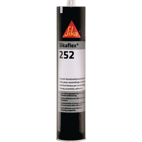 Sikaflex 252 Nero 300 Ml Colla Cartuccia 1 K (A 12)