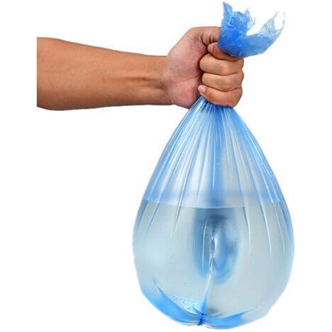 Lot de 100 sacs à déchets organiques indéchirables pour la cuisine et l'alimentation, compostables et biodégradables. (1/4)