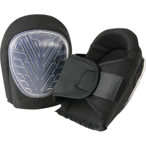 Perel Ergonomische Knieprotektoren mit Gel und rutschfester Außenschale, flexible Passform, mit Klettverschluss