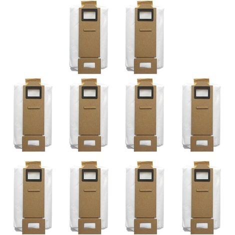 10 sacs à poussière de rechange pour aspirateurs Roborock S7 T7 T7S T7plus T7Splus S7Max S70 S75 (1/5)