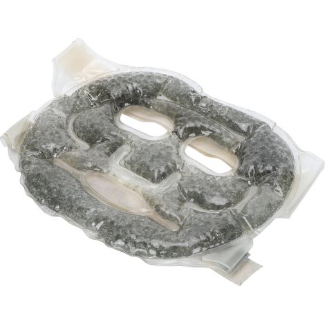 Compresse de gel pour le visage (chaud/froid), spa à domicile, billes de gel rafraîchissantes et relaxantes. (1/5)
