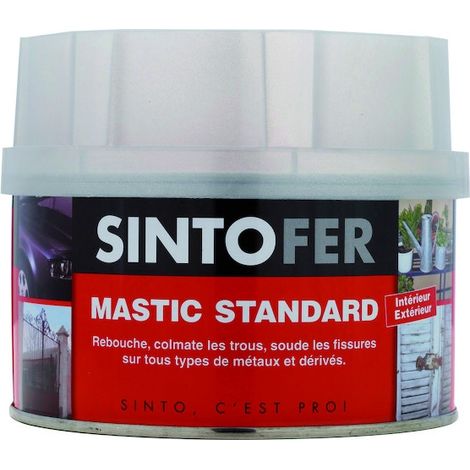 Mastic polyester sans styrène 970g – Pour rebouchage métaux – Durcisseur péroxyde de dibenzoyle – Application à 5-30 °C – Ponçable en 12 min – Serrurerie-Boutique (1/5)
