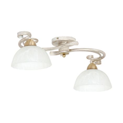Lampada da soffitto AURORA di color bianco shabby in stile country