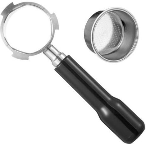 Porte-Filtre Sans Fond de 51Mm Compatible avec les Machines à Expresso Delonghi avec Panier de Filtre 1Tasse ESPRESSO MACHINE-Karteo (1/4)