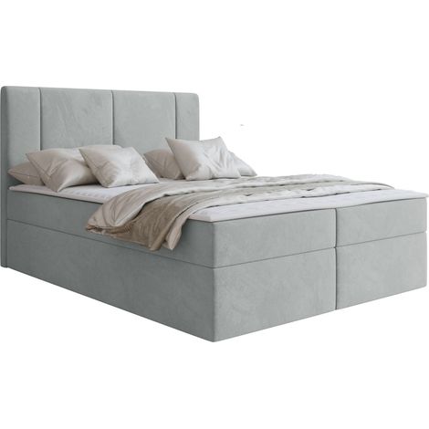 Cama continental Zanesville 101, Manila 14, Continental, Doble, 180x200, Tapiz, Somieres, 182x209x115cm