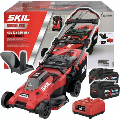 Skil GM1E0140BA Cortacésped inalámbrico rojo 43 cm