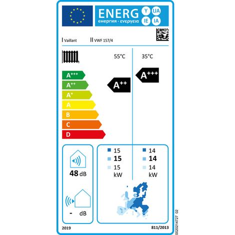 Vaillant flexoTHERM exclusive VWF 157/4 (Sole/Wasser), 0010030747 (1/3)