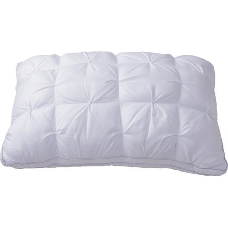 White Twisted Polyester Super Soft Pillow 74cm W x 48cm D (1/5)