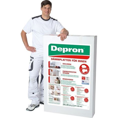 KIT 20 PANNELLI ISOLANTI DEPRON 125X80CM H3mm