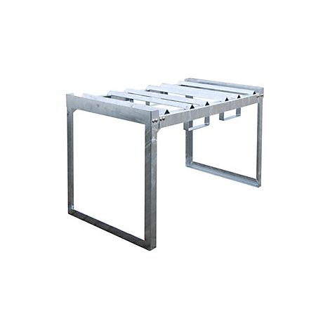 Fass- und Kleingebinderegal  BxTxH 1310 x 800 x 780 mm  für 3 x (1/2)