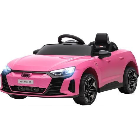 Auto elettrica per bambini 12V Audi RS e-tron GT con telecomando 2,4 GHz 2 motori rosa MODENUIT (1/5)