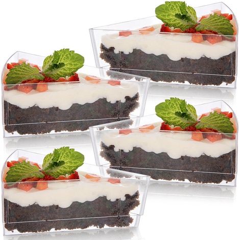 Dessert Cups, 160ml, Set of 4, Reusable, Clear (1/5)