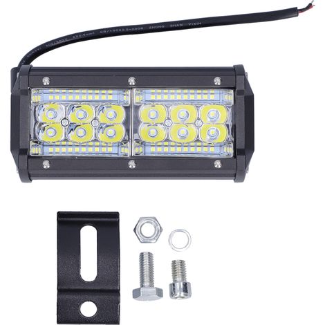 Projecteur LED 120W Rectangulaire Universel Feu de Travail pour Auto Moto Coffre (1/5)