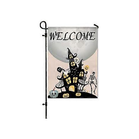 Neue Halloween-Gartenflagge, Hofflagge, Kürbisflagge, Veranda-Layout, Horror-Atmosphäre-Dekorationsflagge (HYQ5-34)