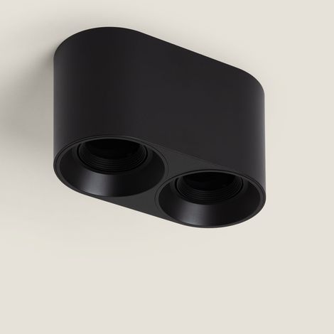 Deckenleuchte Doppelt Space Schwarz