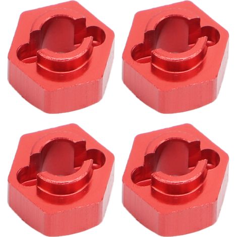 Clé croisée combinée SCX2424 RC 7mm en alliage aluminium pièces entretien AXIAL SCX24 voiture 1/24 rouge (1/5)