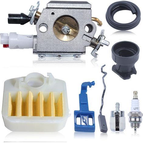 Carburetor Air Filter Holder Intake Manifold Kit, For Husqvarna 340,345,346Xp,350,351,353, 357, 357Xp, 359 Chainsaw, 503869601, 503 86 63 01, 537024003, 503889201 (1/5)