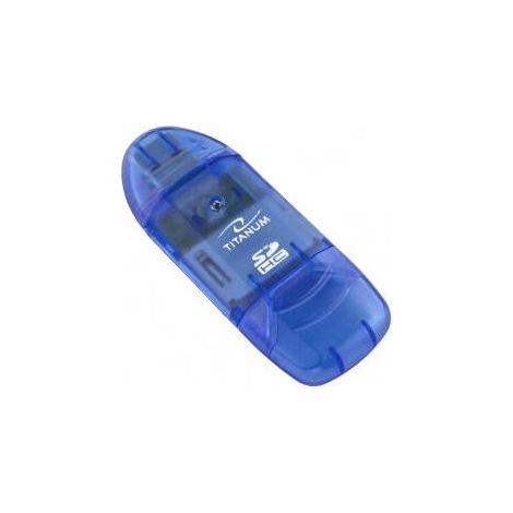Lector de Tarjetas Sdhc Usb 20 Azul Titanio (1/4)