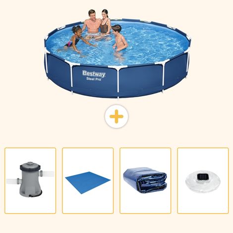 Bestway Bestway Steel Pro Ronde - 366x76 cm - 5-pièces S272 (1/5)