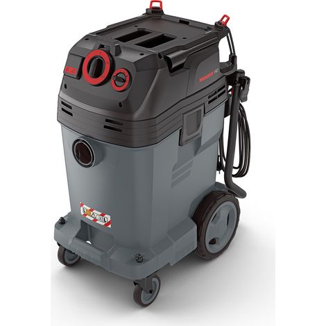Menzer – Aspirateur industriel de sécurité 50L – Puissance 1380W – Système de nettoyage automatique de filtre – Pour poussières fines et liquides