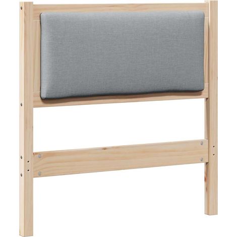 Maison Exclusive - Cabecero Marrón Madera maciza de pino