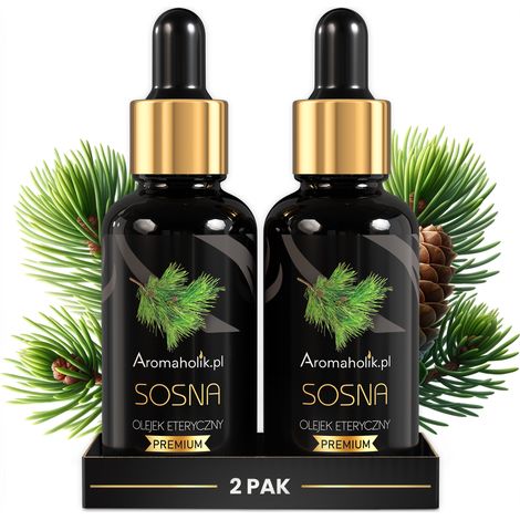 Aceite esencial de pino 100% natural. Aceites aromáticos de pino. 2 x 30 ml.