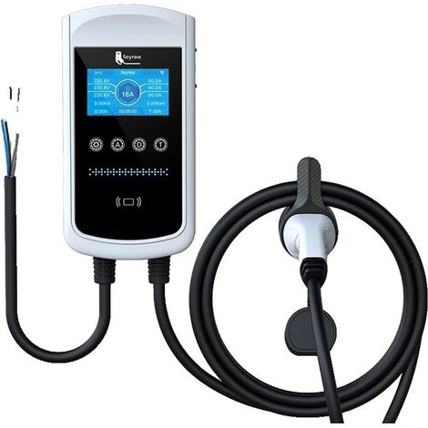 Station de charge Smart EV, puissance de 22 kW, connectivité WiFi, 11kw 16a 3 phases, type2
