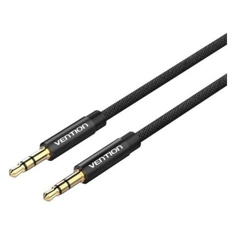 Cable Estéreo Vention BAGBD/ Jack 3.5 Macho - Jack 3.5 Macho/ 50cm/ Negro