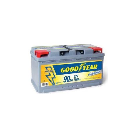 BATTERIA AUTO GOODYEAR 90AMP POWER PLUS