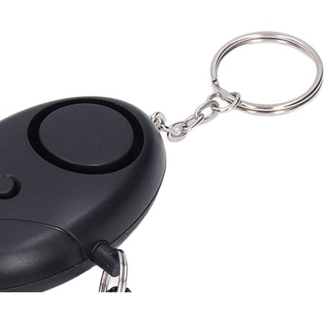 Alarme d'urgence 130DB Dispositif électronique d'autodéfense de sécurité très fort avec porte-clés pour la randonnée Camping (1/4)