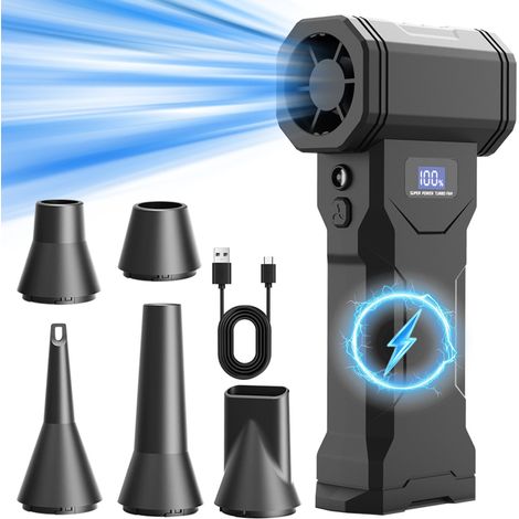 Souffleur d'air portable mini à main (Édition Standard) - Souffleur rechargeable haute vitesse 110000RPM avec batterie 4000mAh (1/5)