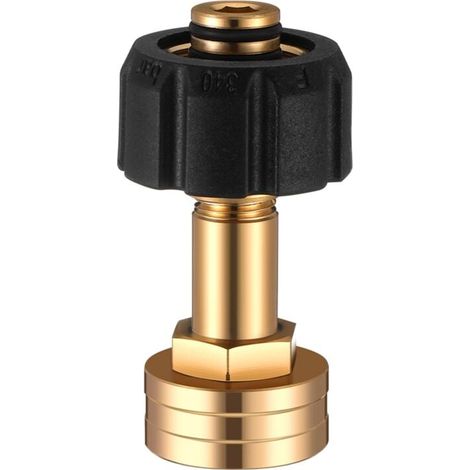 M22 14mm Innengewinde auf 3/4 Zoll Gartenschlauchadapter für Hochdruckreiniger (1/4)