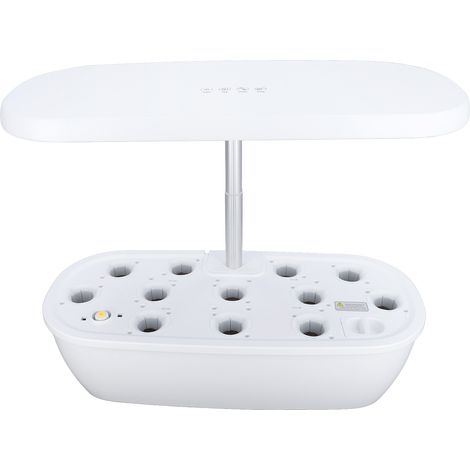 Système de culture hydroponique d'intérieur avec lampe de croissance LED, kit de germination, culture hors-sol, cadeau idéal pour les jardiniers, 100-240 V, blanc, prise américaine (1/5)