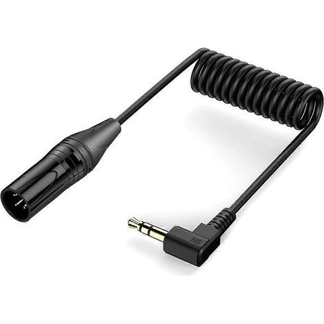 Câble audio XLR 3.5 mm vers XLR. câble auxiliaire pour microphone. table de mixage. haut-parleurs et amplificateurs (1/5)