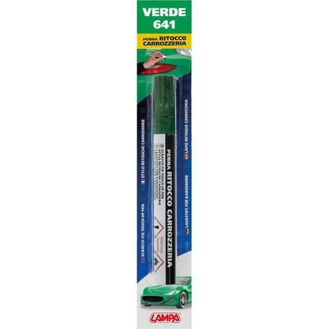 Penna ritocco carrozzeria - Verde - 641